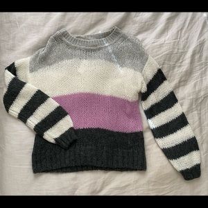 GAP Luxe Stripe Boatneck Sweater